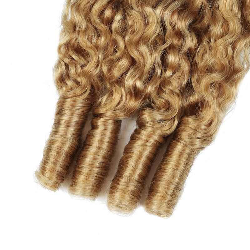 27# Honey Blonde Burmese Virgin Hair - 3 Premium Weave Bundles
