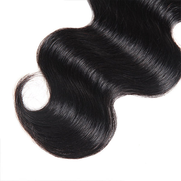 Ishow Hair Brazilian Body Wave 4 Bundles With Closure 100% Virgin Human Hair Bundles With 5x5 Lace Closure