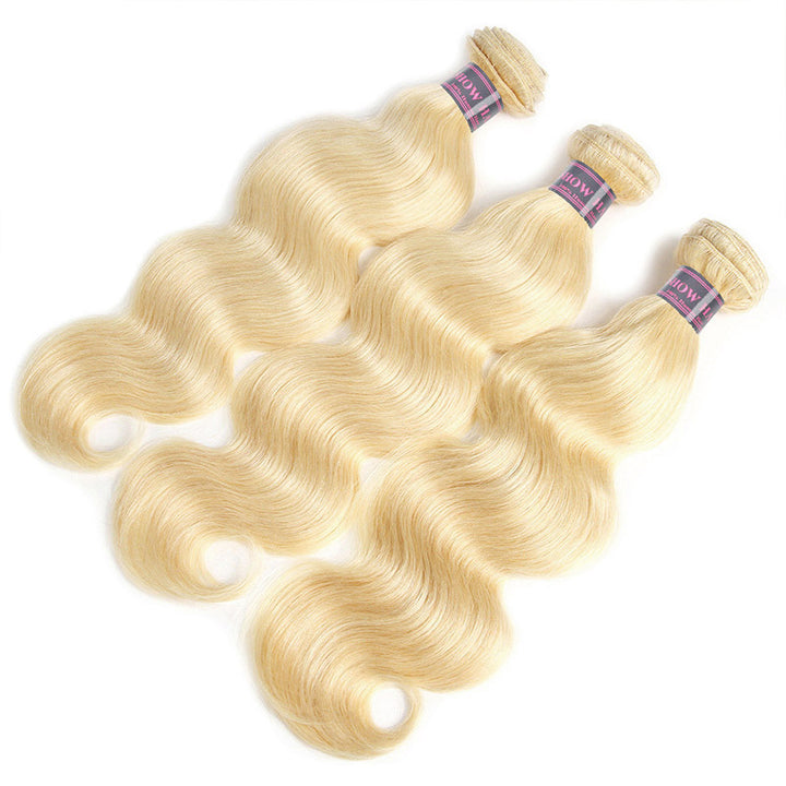 Remy Hair Body Wave 3 Bundles 613 Blonde Hair - IshowVirginHair
