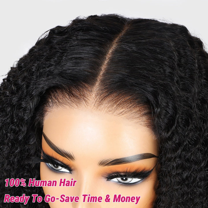 Human Hair Glueless Wig, Ready To Go Date & Vacation