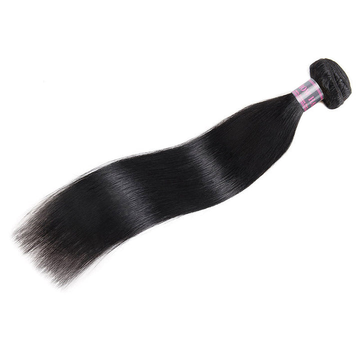 Ishow 3 Bundles With 2x6 Lace Closure Deep Parting Straight Human Hair Bundles With Closure