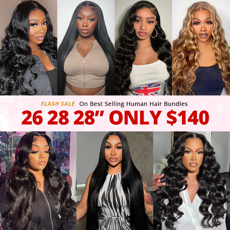 50% Off Flash Sale On Ishow Best Selling Human Hair, 26 28 28" Only $140