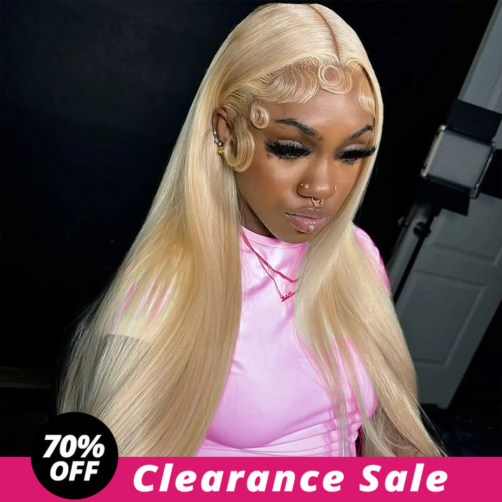 Ishow Flash Sale 613 Blonde Lace Wig Made with 100% human hair, this pre-plucked wig offers a natural, seamless blend.