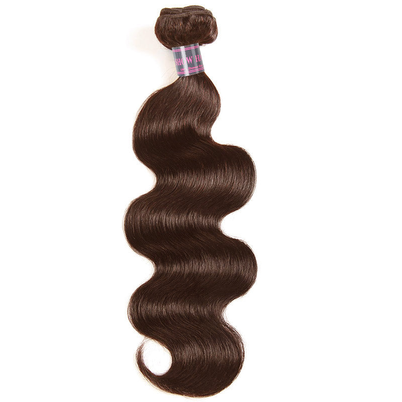 Brown Hair Bundle With A Ishow Hair Label On A White Background