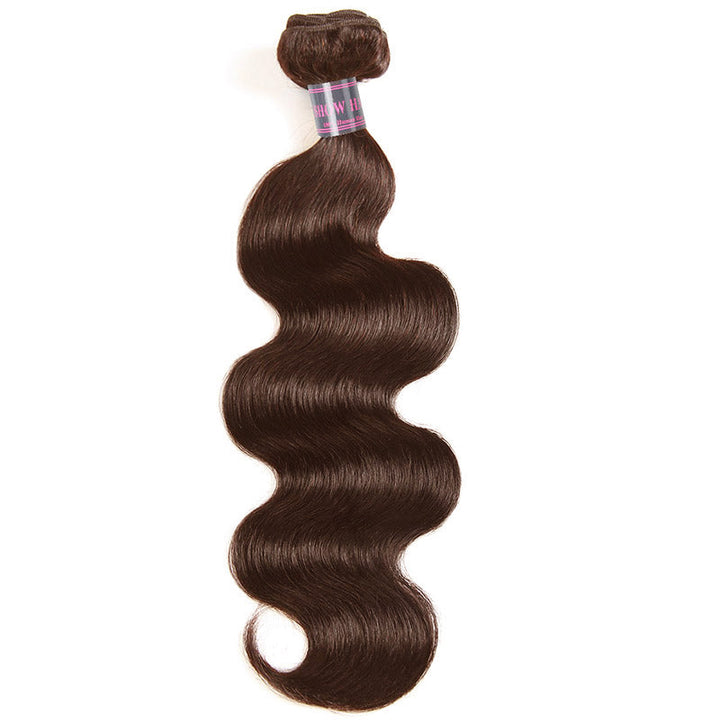 Brown Hair Bundle With A Ishow Hair Label On A White Background