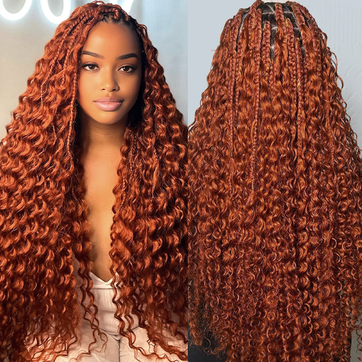 Elevate Your Style with 15A Grade Premium Human Hair in Vibrant 350# Ginger – The Ultimate Bulk Hair for Show-Stopping Looks.