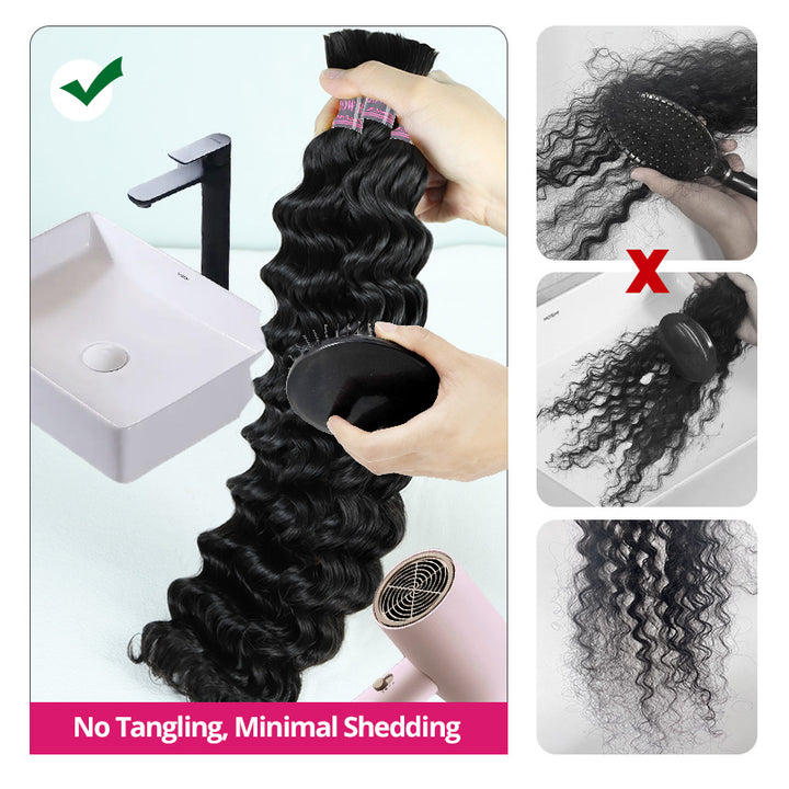 Ishow Unprocessed Hair Retains Its Cuticle for Superior Strength, Minimal Shedding, & a Naturally Smooth Feel
