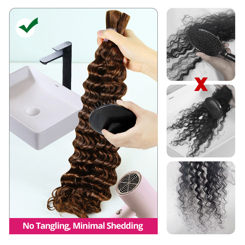 Ishow Unprocessed Hair Retains Its Cuticle for Superior Strength, Minimal Shedding, & a Naturally Smooth Feel