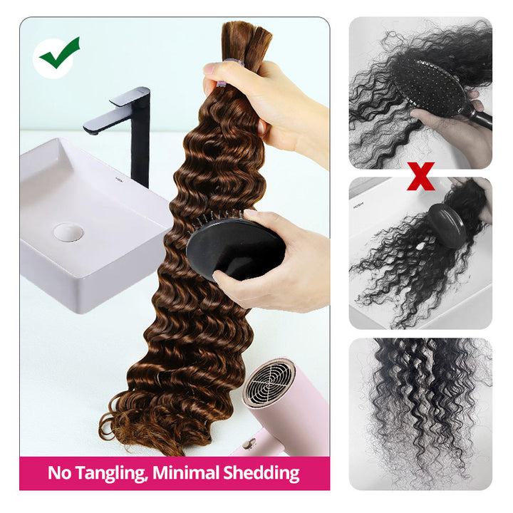 Ishow Unprocessed Hair Retains Its Cuticle for Superior Strength, Minimal Shedding, & a Naturally Smooth Feel