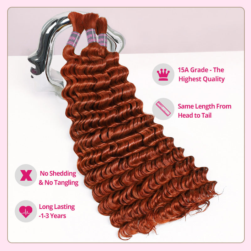 Unmatched 15A Grade Quality! Ultra-Smooth, Tangle-Free Strands Designed for Effortless Braiding & Long-Lasting Wear.
