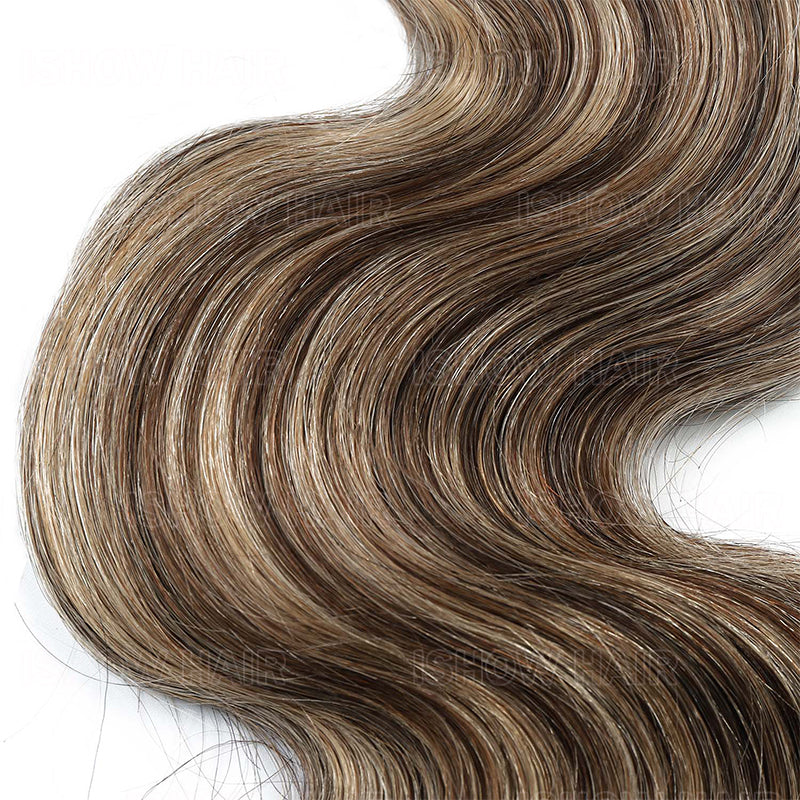 Ishow #P2/27 Premium Human Hair Bundles Gorgeous Highlight Bouncy Body Wave Hair 3 Bundles