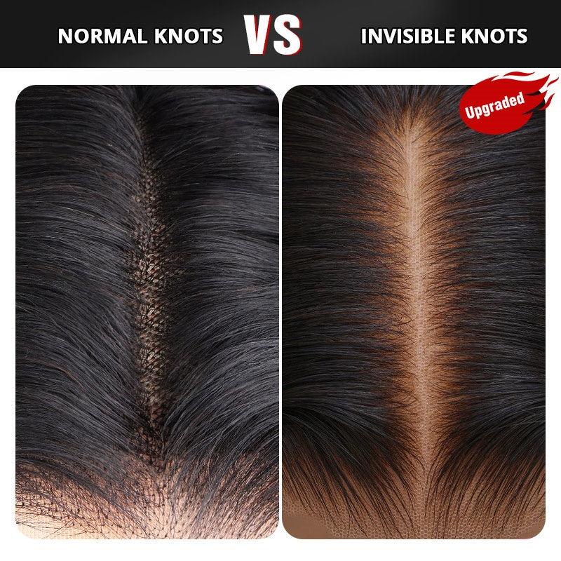 Comparison of Normal Knots vs Invisible Knots On Human Hair Wigs