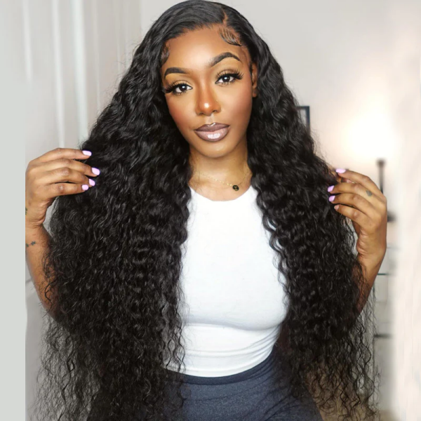 Water Wave Lace Front Wig 40 Inch Glueless Human Hair Wigs IshowHair   RJOL 5 Y D 16XWI57 W 