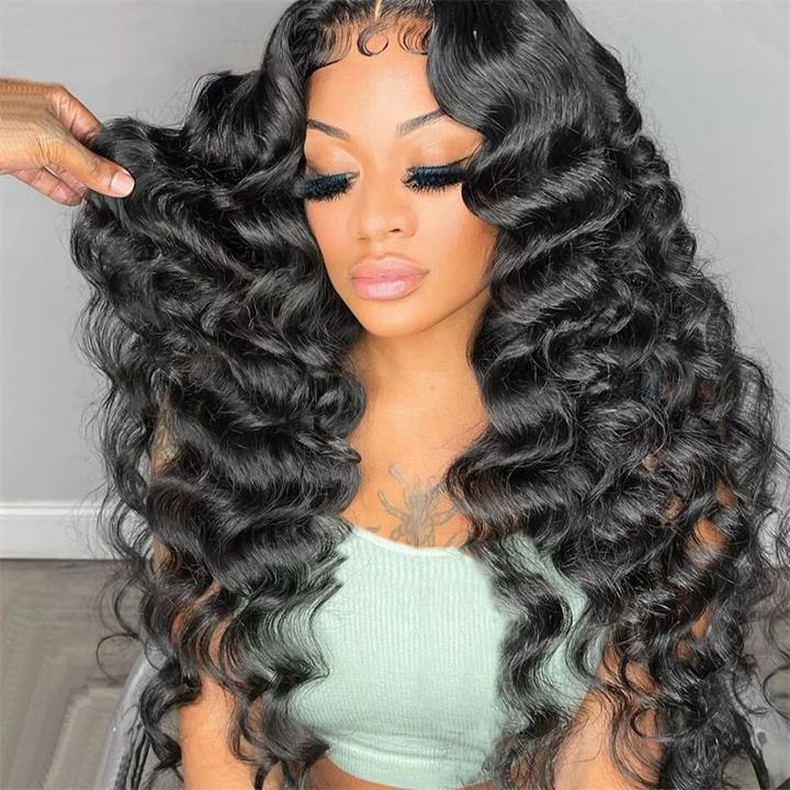 Ishow Loose Deep Wig Real Thin HD Lace Frontal Wigs 13x4 Invisible Lace Front Wigs Long Human Hair Wigs