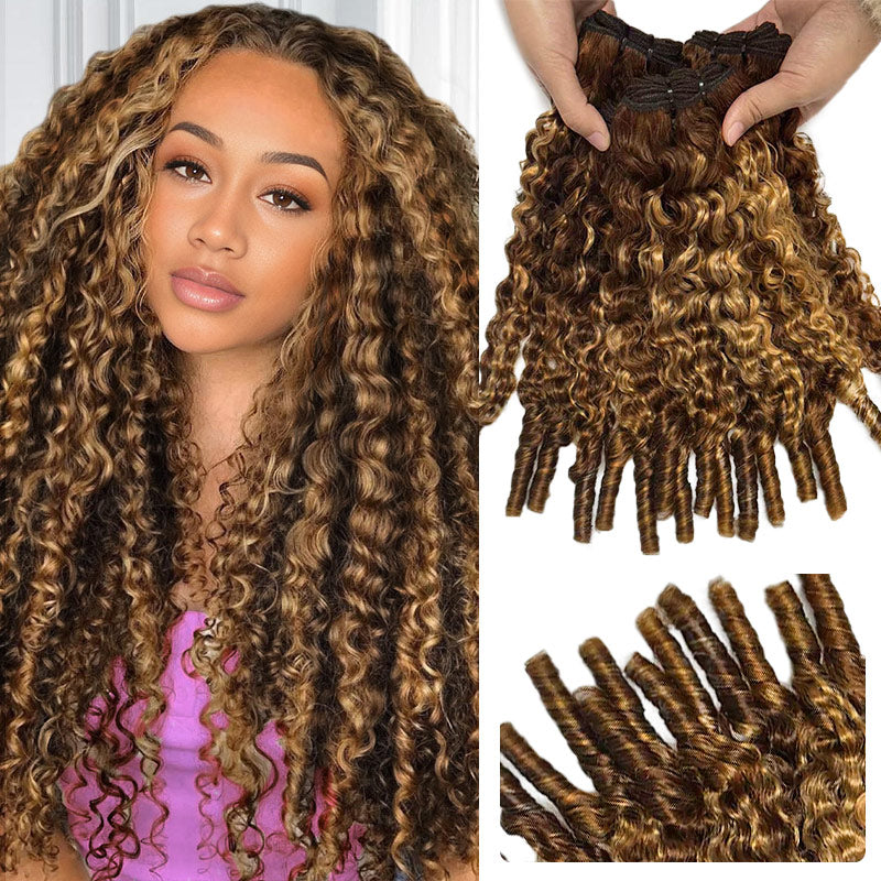 Woman With Long Burmese Curly Hair In A Room With White Curtains.