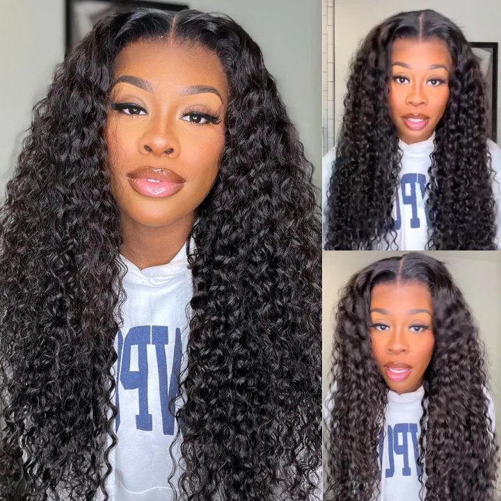 【Flash Sale】30 Inch=$190 Pre-Plucked Bleached Knots Pre-Cut Lace 13x4 Lace Frontal Glueless Wig