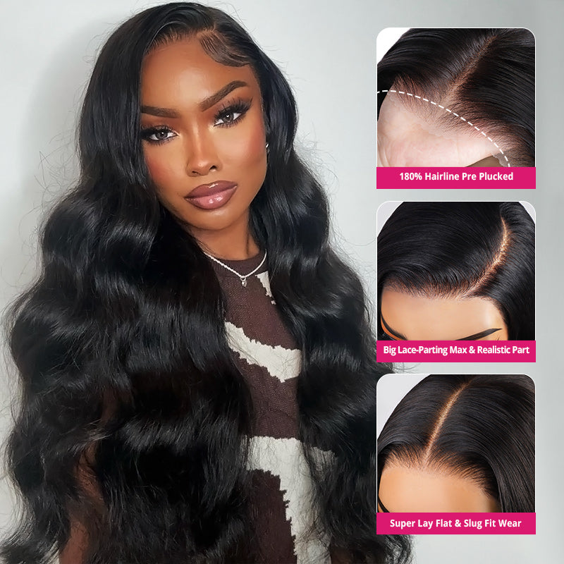 【Flash Sale】30 Inch=$190 Pre-Plucked Bleached Knots Pre-Cut Lace 13x4 Lace Frontal Glueless Wig