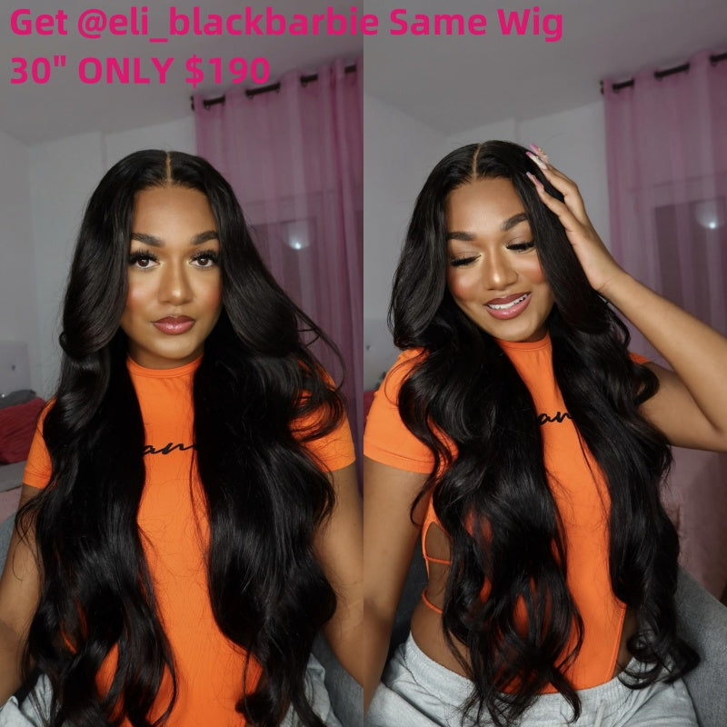 【Flash Sale】30 Inch=$190 Pre-Plucked Bleached Knots Pre-Cut Lace 13x4 Lace Frontal Glueless Wig