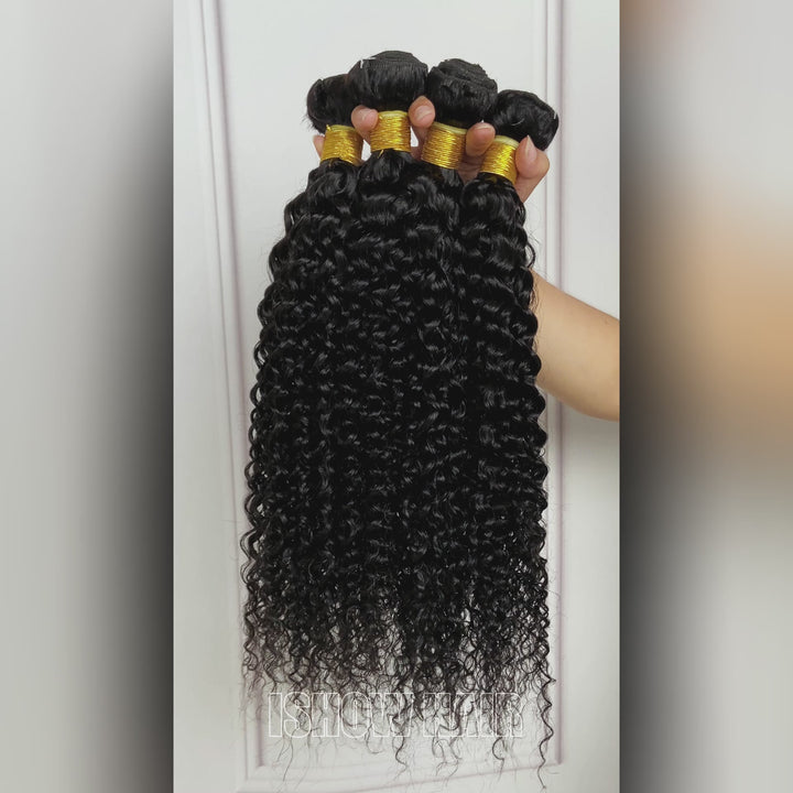 Ishow Beauty Kinky Curly Human Hair Bundles