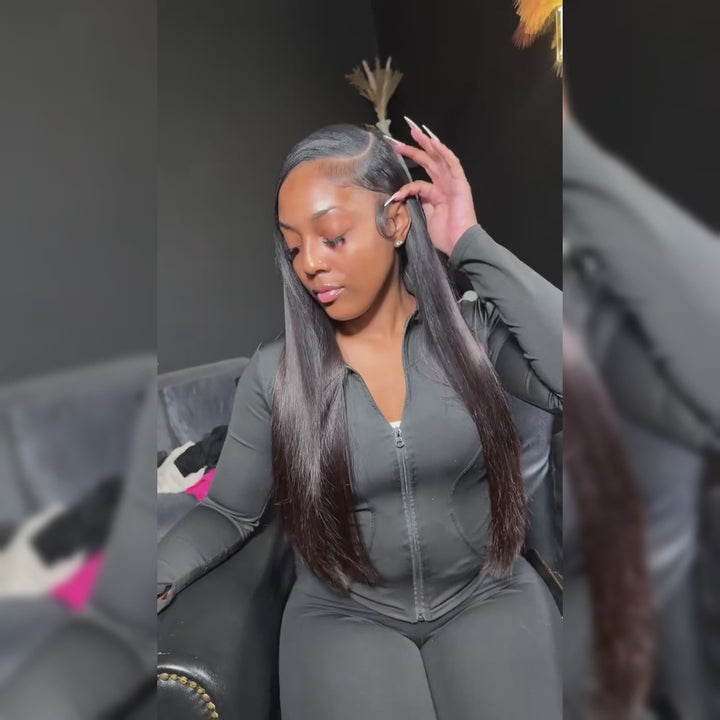 Ishow Straight Human Hair Bundles Brazilian Human Hair Weave 3 Bundles