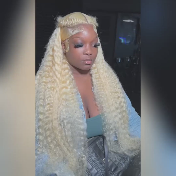Ishow 613 Blonde Deep Wave Human Hair Bundles Brazilian Hair 3 Bundles