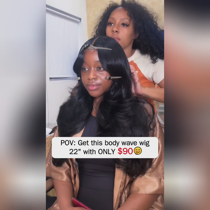 【$100 Off Sale】Ishow Hair Gorgeous Body Wave Ready To Wear Glueless Wig 5x5 Lace Closure Wigs 1 Sec Install