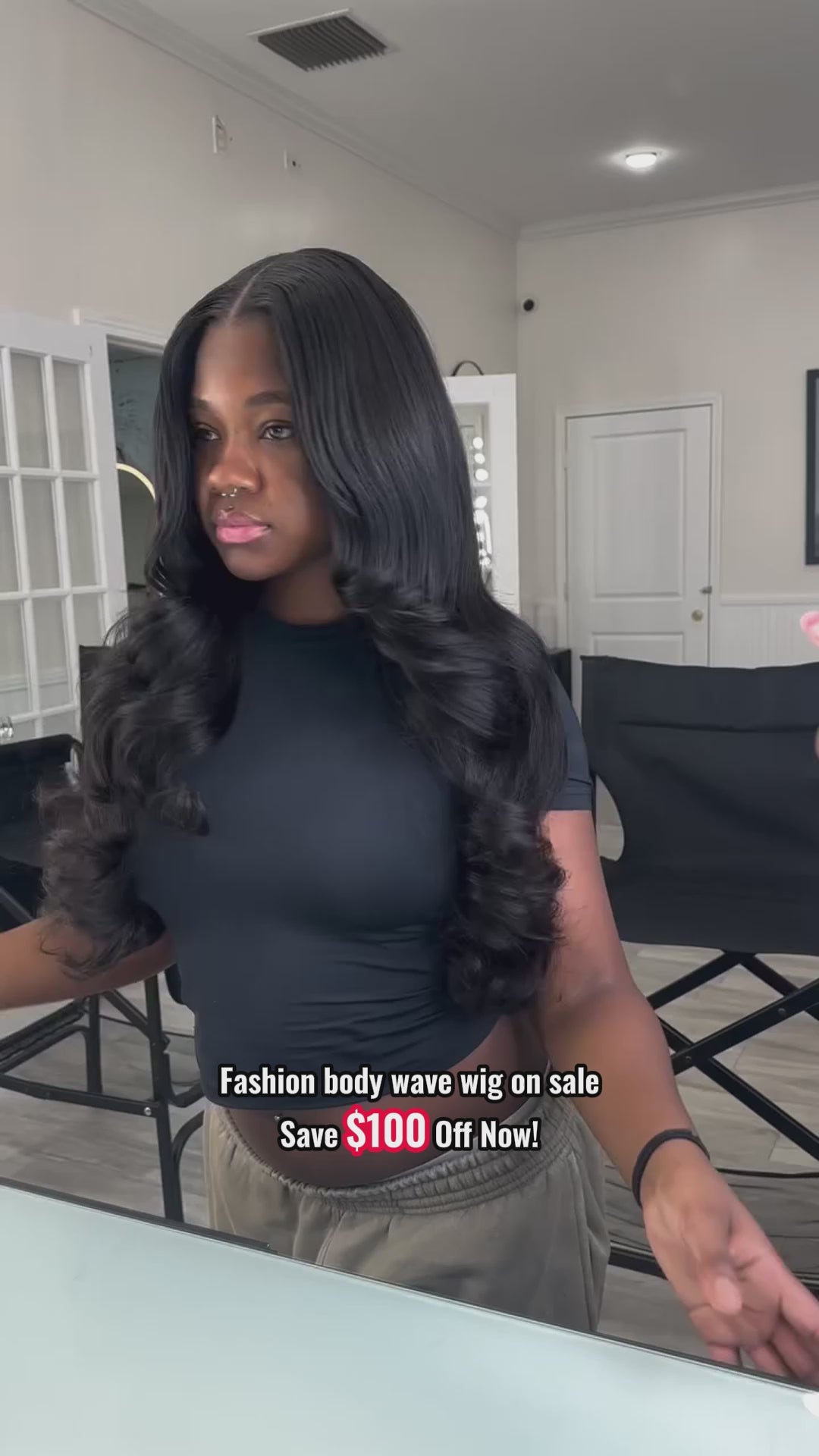 【$100 Off Sale】22 Inch=$100 Ready To Wear 5x5 Lace Closure Wigs Body Wave/Loose Deep Wave/Straight Hair Glueless Human Hair Wigs Beginner Friendly