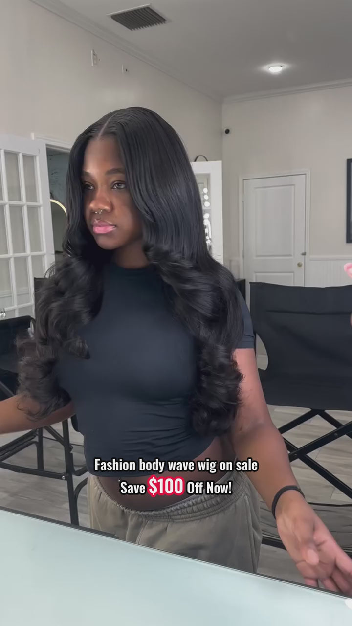 【$100 Off Sale】22 Inch=$100 Ready To Wear 5x5 Lace Closure Wigs Body Wave/Loose Deep Wave/Straight Hair Glueless Human Hair Wigs Beginner Friendly