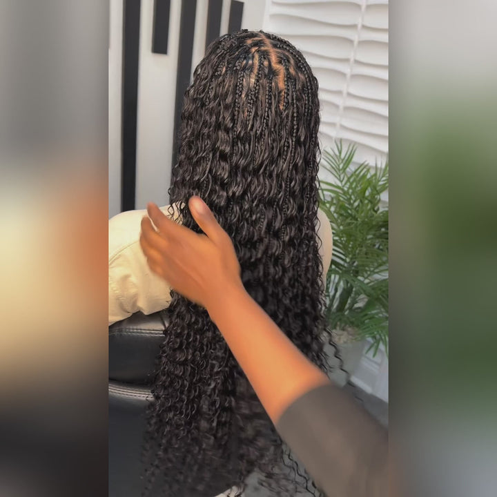 Ishow Deep Wave Bulk Human Hair For Braiding Natural Black Hair Extensions