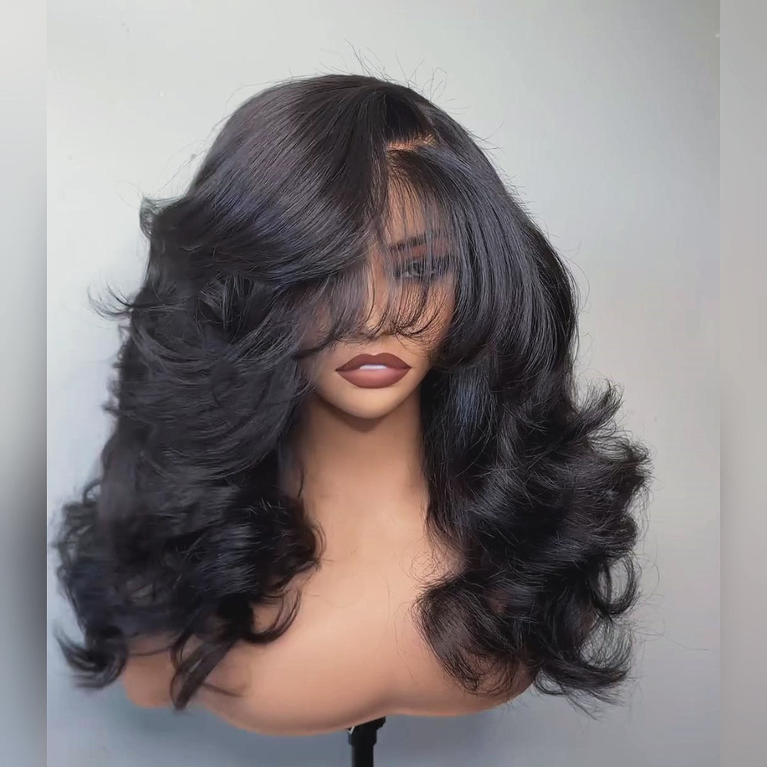 【Flash Sale】Pre Plucked 13x4 Lace Front Bob Wigs P4/27 Highlight Human Hair Wigs Straight/Body Wave Glueless Wigs