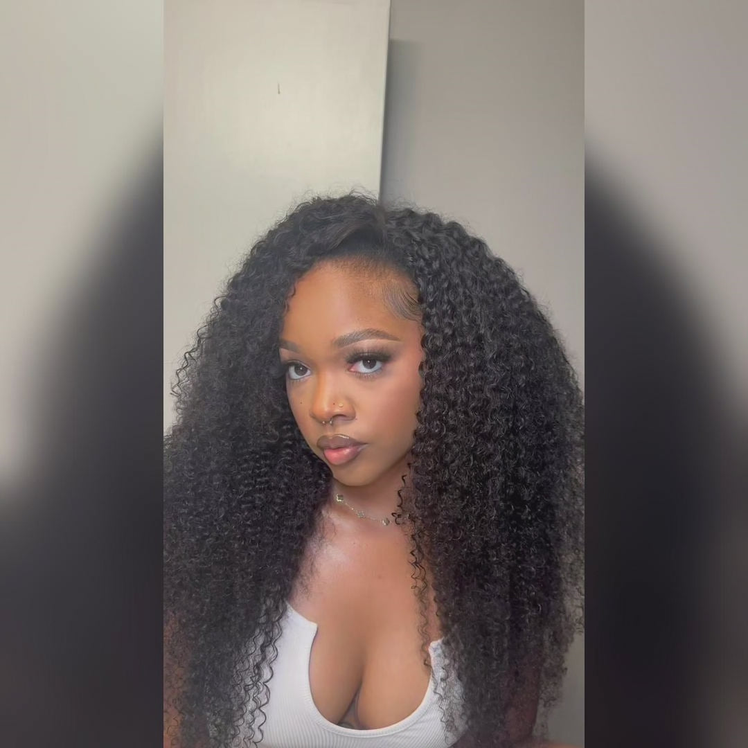 Ishow Indian Curly Hair 4 Bundles Virgin Human Hair Extensions