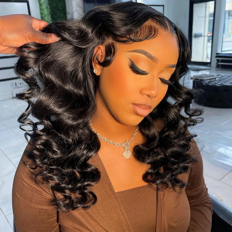 Ishow Loose Deep Wave Wig HD Lace Front Wigs 13x4 Lace Frontal Wig Glueless Human Hair Wigs