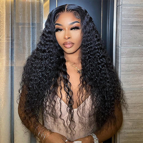 Ishow PPB™ Invisible Knots Pre-Plucked Water Wave Ready To Wear Wigs 13x4 Lace Frontal Wigs Pre Cut Wigs