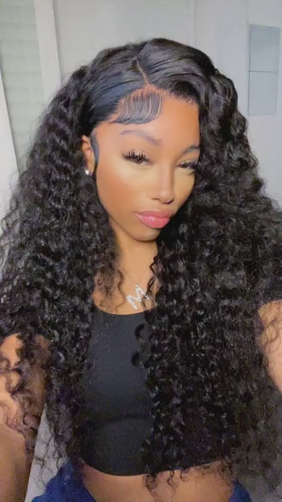Frontal Lace Wigs Deep Wave Frontal Wigs 