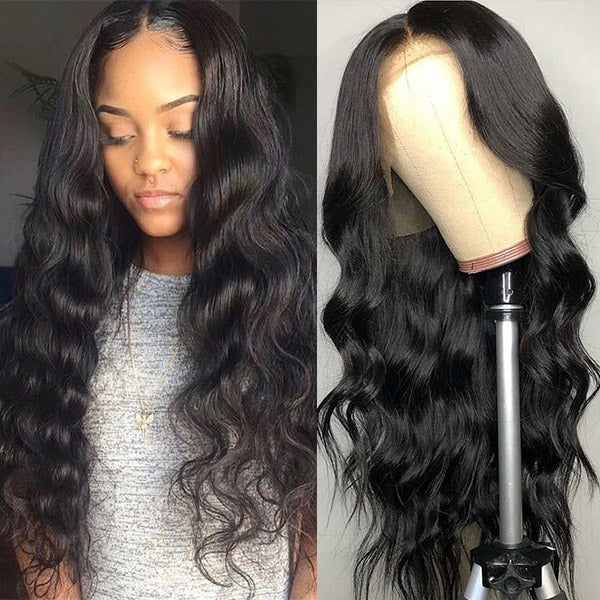 Ishow Beauty Peruvian Body Wave Hair Wig 13x4 Lace Front Closure Virgin Human Hair Wigs - IshowHair