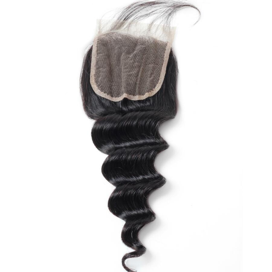 Ishow Loose Deep Wave Hair 4*4 Lace Closure With Baby Hair - IshowHair