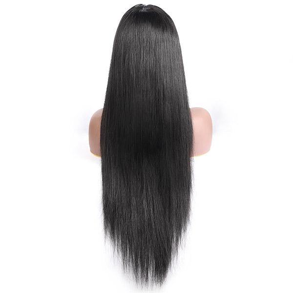 Brazilian 13x6 Straight Hair Weave HD Transparent Lace Front Human Hair Wigs, Unprocessed Factory Virgin Hair - IshowHair