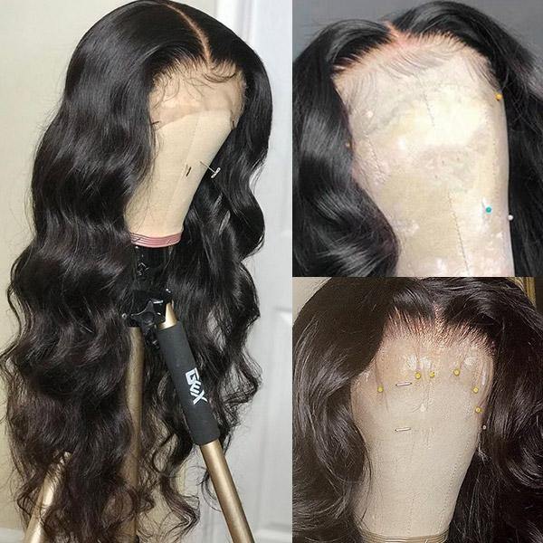 13x6 Body Wave HD Transparent Lace Front Closure Wig, Ishow Beauty Brazilian Virgin Human Hair Wigs - IshowHair