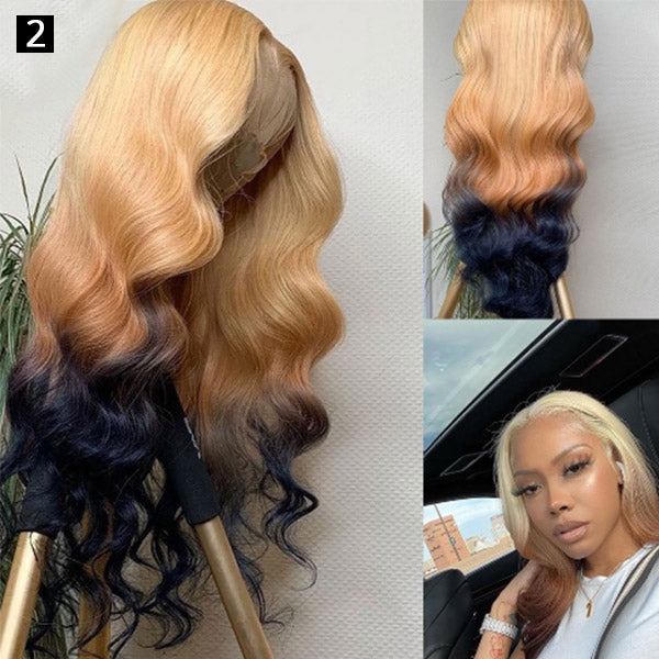 Blonde Wigs Customzied Colored Wigs Lace Front Human Hair Wigs