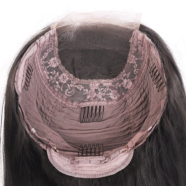 Straight or Body Wave 4x4 Lace Closure Human Hair Wig 22-26Inch