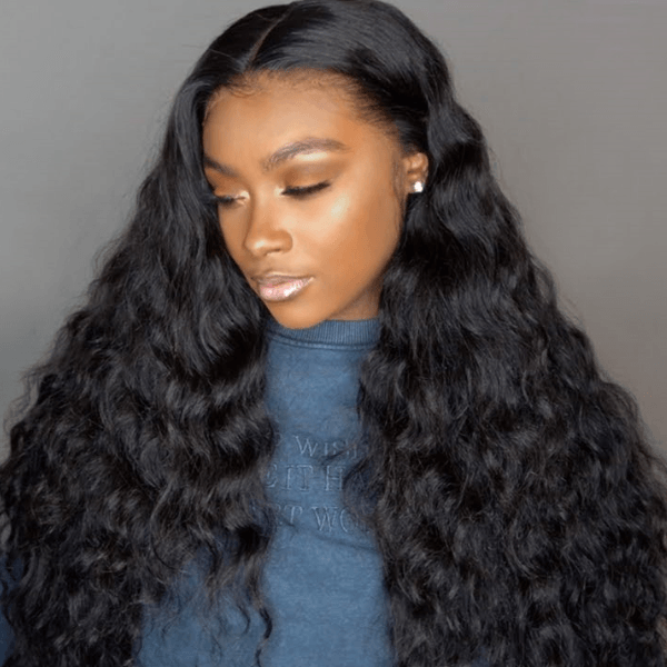 Brazilian Loose Deep Wave Hair Bundles With 13*4 Ear To Ear Lace Frontal Closure - IshowHair