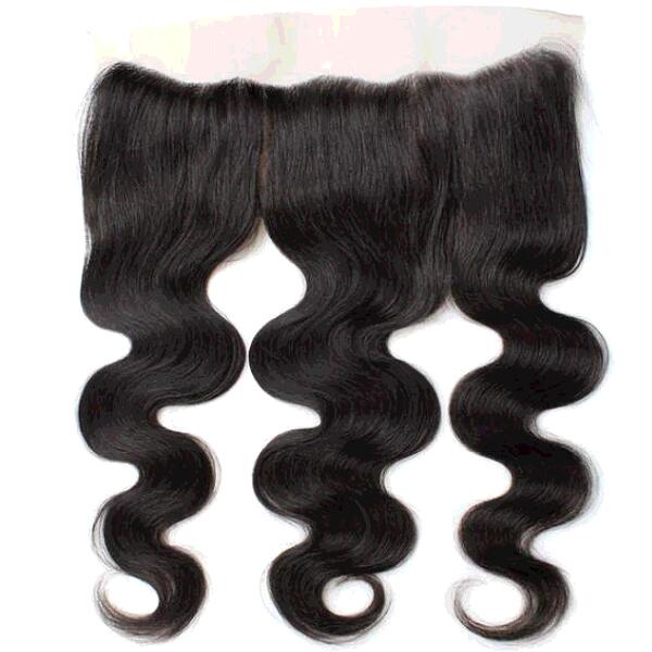 Virgin Human Hair Body Wave 13*4 Ear to Ear Lace Frontal Pre Plucked with Baby Hair - IshowHair