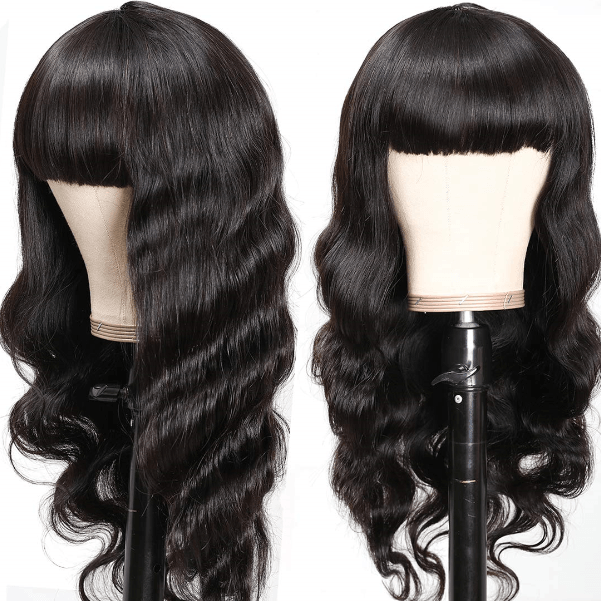 Body Wave Without Lace Human Hair Wigs Machine Made Hair Wig - IshowHair