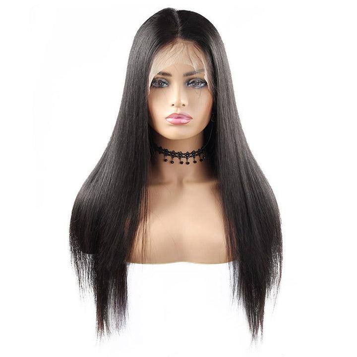 360 Frontal Wig 150% Density Straight Hair Virgin Human Hair Wigs - IshowHair