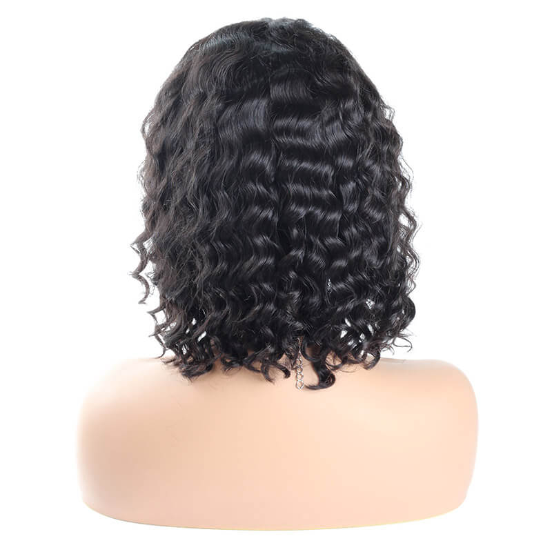 Ishow Hair Wig Brazilian Short Bob Deep Wave Lace Front Human Hair  Wigs - IshowHair