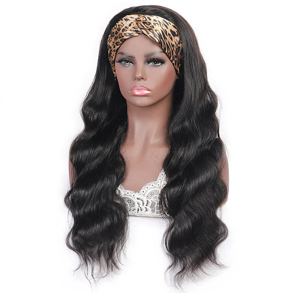 Ishow Beauty Body Wave Headband No Lace Wig Glueless Virgin Remy Human Hair Wigs - IshowHair