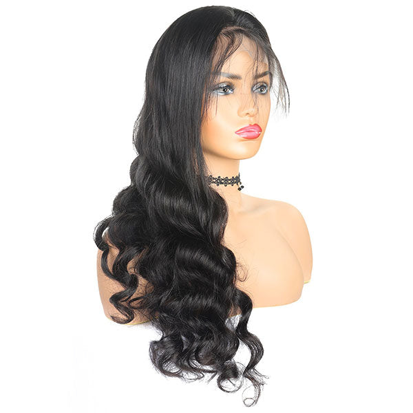 Loose Wave Lace Front Wig 100% Virgin Human Hair Wigs - IshowHair