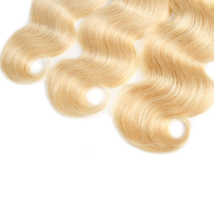 Ishow Hair Brazilian Body Wave 3 Bundles 613 Blonde Color