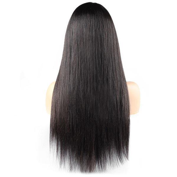 4x4 Lace Closure Wig Brazilian Straight Virgin Remy Human Hair - IshowHair