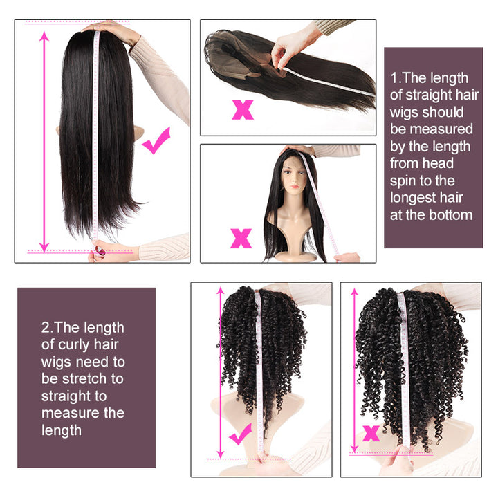 how to measure wig length